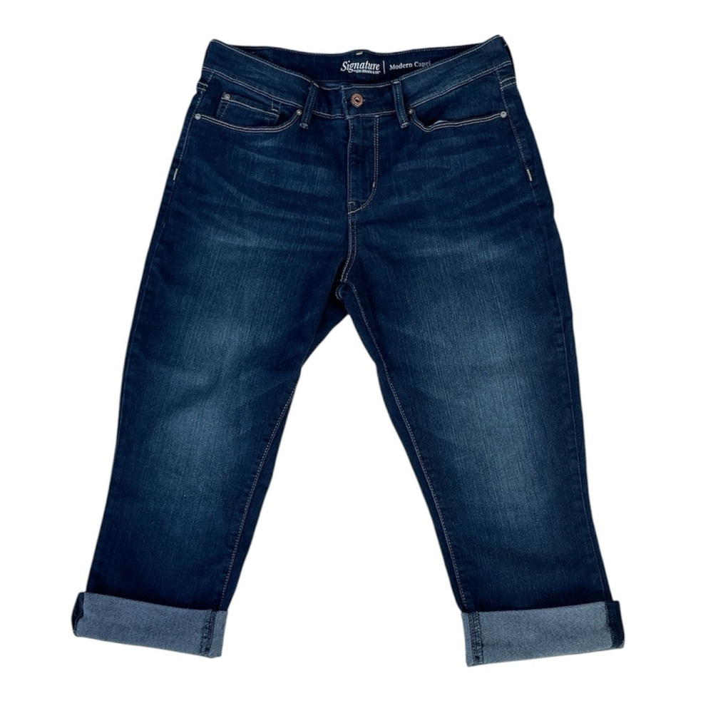 LEVIS STRAUS WOMEN’S  SIGNATURE MODERN CAPRI JEANS SIZE -SEE DESCRIPTION